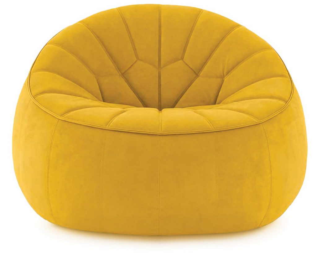 Designer Noé Duchaufour-Lawrance had the idea for the Ottoman chair while working on a hotel in Marrakesh. The piece for Ligne Roset was inspired by traditional Moroccan footstools