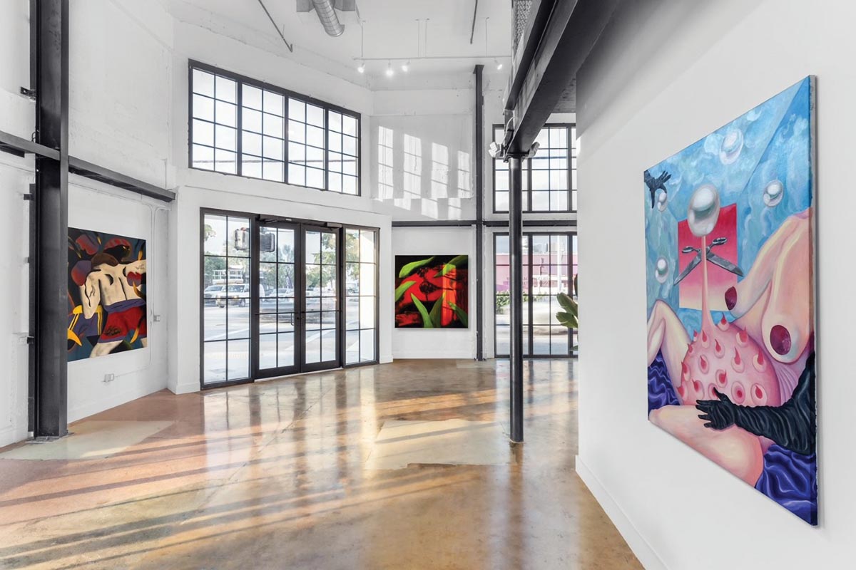 The gallery in Little River houses about 3,000 square feet of exhibition space